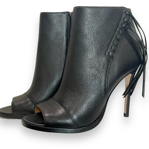 Coach Black Leather Lolita Booties - Size 7.5B, Worn Once! - Picture 1 of 5